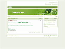 Tablet Screenshot of jau.serveislam.com